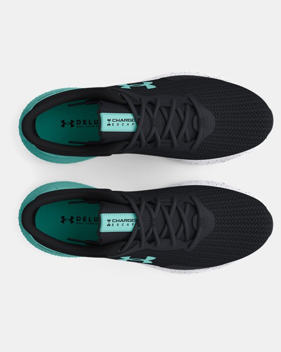 Women's UA Charged Escape 4 Running Shoes in Black image number 2